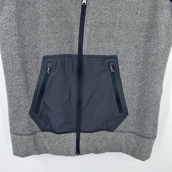 Under Armour ColdGear Sleeveless  Vest fleece womens size M Gray pockets - Picture 4 of 10